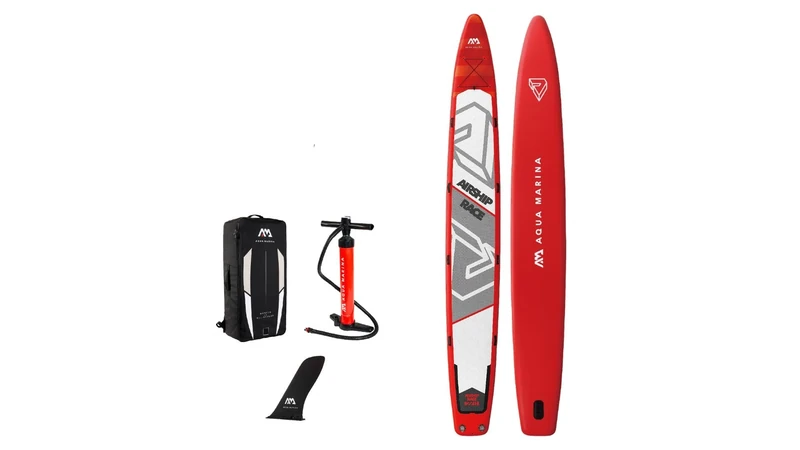 Aqua Marina Airship Race, Inflatable Stand Up Paddle Board (iSUP), 671 cm Length, Red