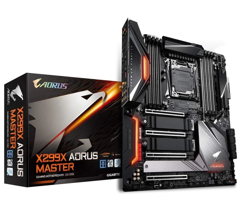 GIGABYTE X299X AORUS MASTER E-ATX Motherboard for Intel LGA 2066 CPUs