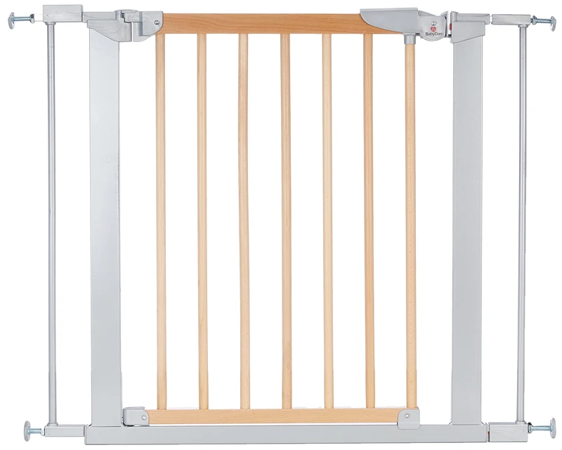 BabyDan Supreme TORA Door and Window Protection - Silver/Nature - Image 1