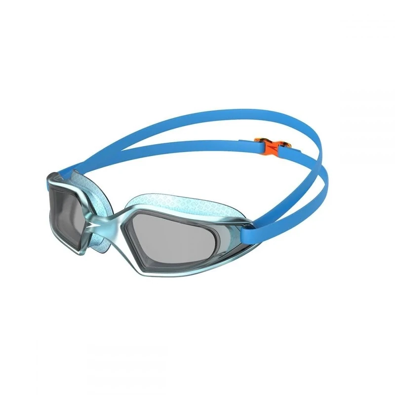 Speedo Junior Unisex Hydropulse Swimming Goggles Swimming Goggles, Pool Blue/Mango/Smk, One Size