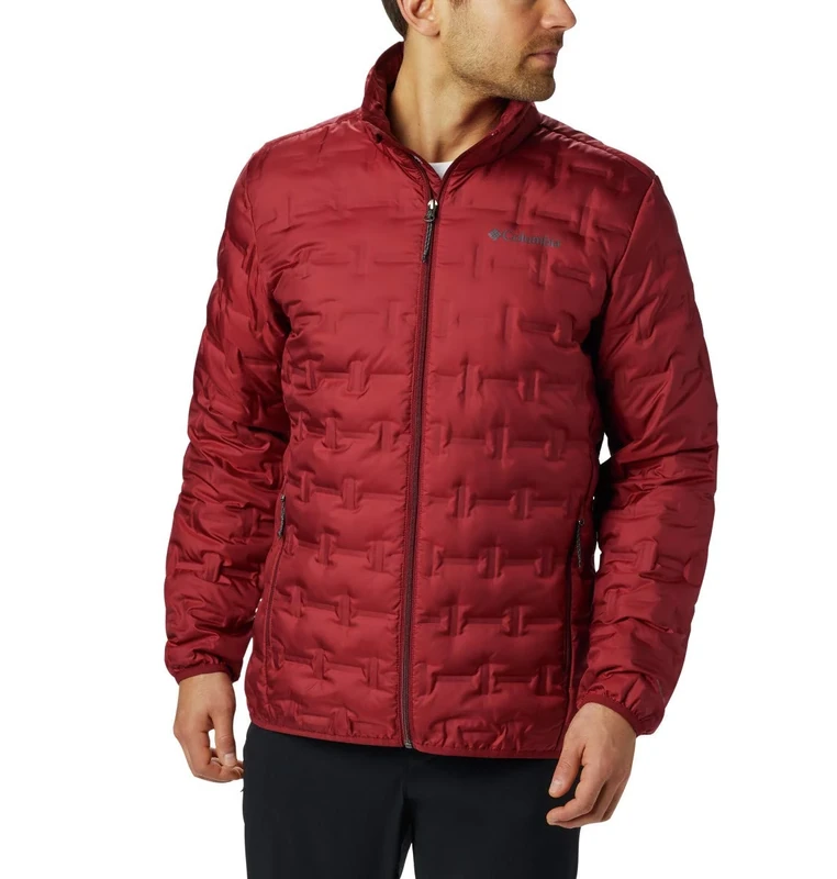 Columbia Men's Delta Ridge Down Jacket, Red Jasper, X-Large