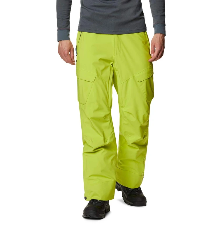 Columbia Powder Stash Pants - Bright Chartreuse, Small/R
