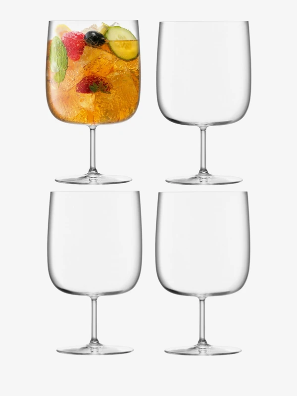 LSA International Borough Craft Beer Glass 625 ml Clear | Set of 4 | Dishwasher Safe | BG05
