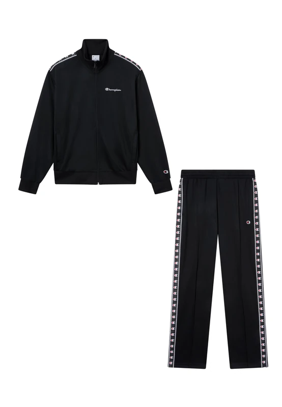 Champion Men's Tracksuit, Black (KK001), L - Image 1