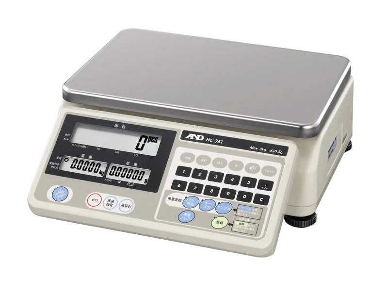 A&D Weighing HC-3KI Counting Scale 3 kg x 0.5 g min piece weight 0.005 g