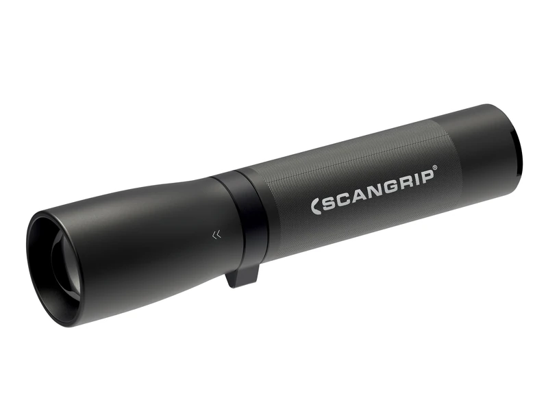 SCANGRIP Flash 100 R Rechargeable LED Torch – 1000 Lumens Powerful Handheld Flashlight with USB Charging, Robust Aluminium Body, Long Runtime, Waterproof IP54, Ideal for Work, Home & Outdoor Use