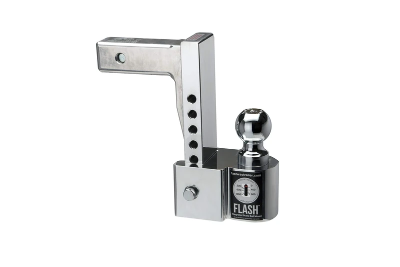 Fastway Flash 48-00-8800 ISBM Integrated Scale Ball Mount with 8 Inch Drop, 2 Inch Shank, and Chrome Plated Balls (8" Drop) - Image 1
