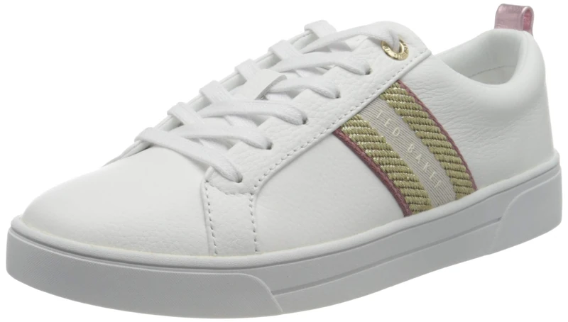 Ted Baker Women's Baily Sneaker, White, 4 UK