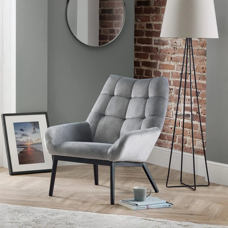 Julian Bowen Lucerne Chair, Grey