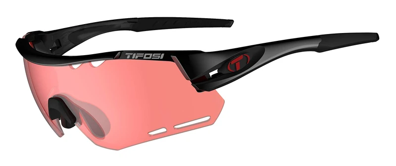 Tifosi Alliant Crystal Black/Enliven Bike Red Lens