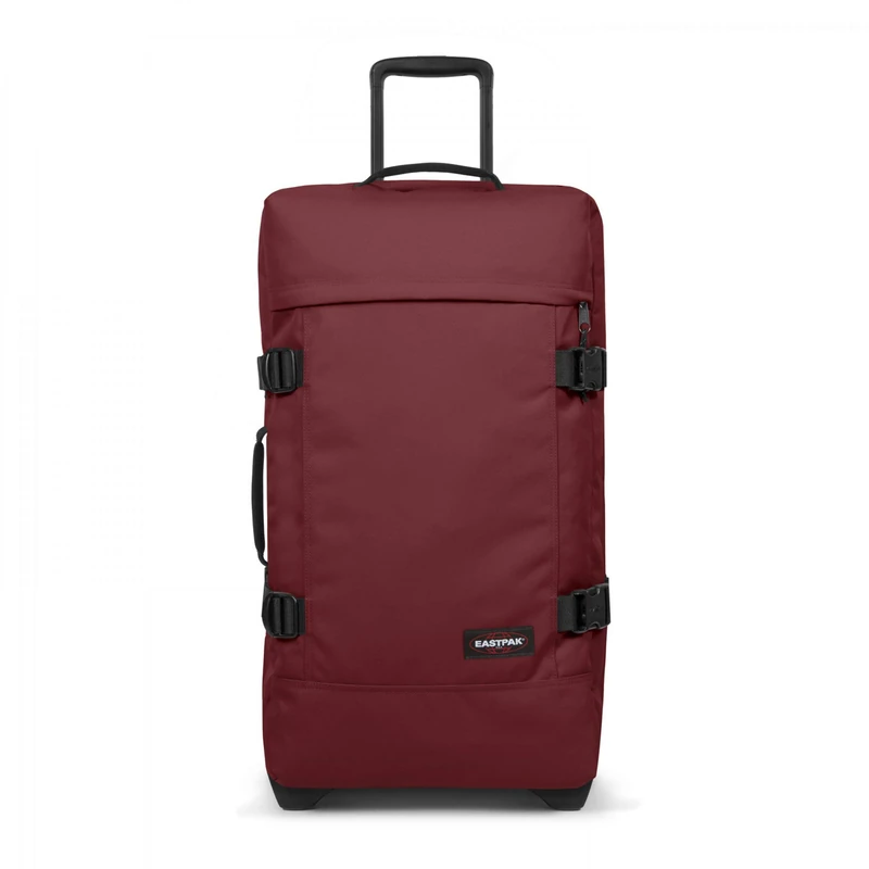 Eastpak Tranverz M Suitcase, 67 cm, 78 L, Red (Brisk Burgundy)