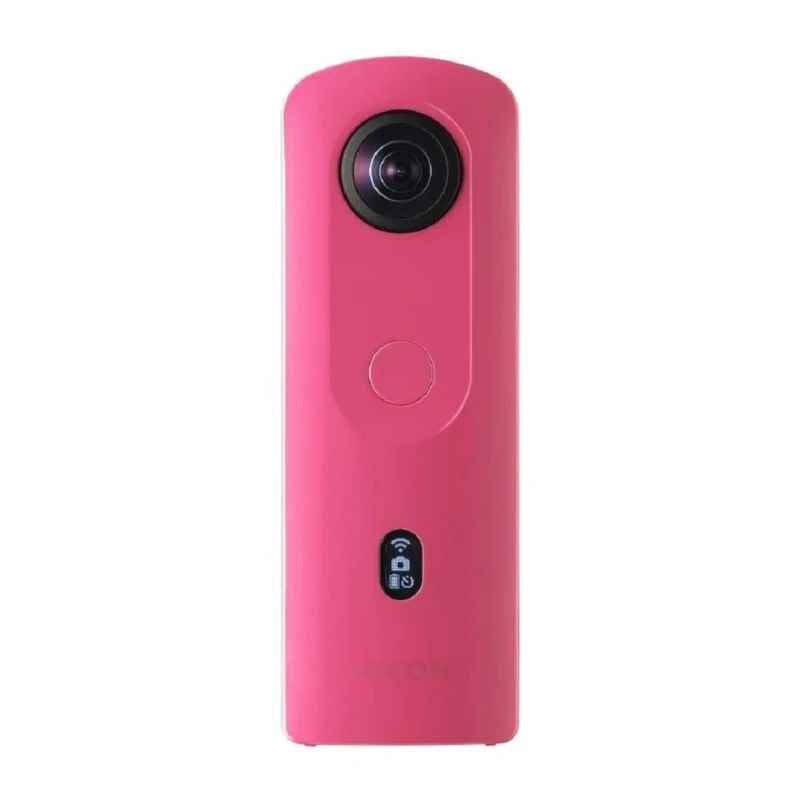 RICOH THETA SC2 PINK 360°Camera 4K Video with image stabilization High image quality High-speed data transfer Beautiful portrait shooting with face detection Thin & Lightweight For iOS, Android