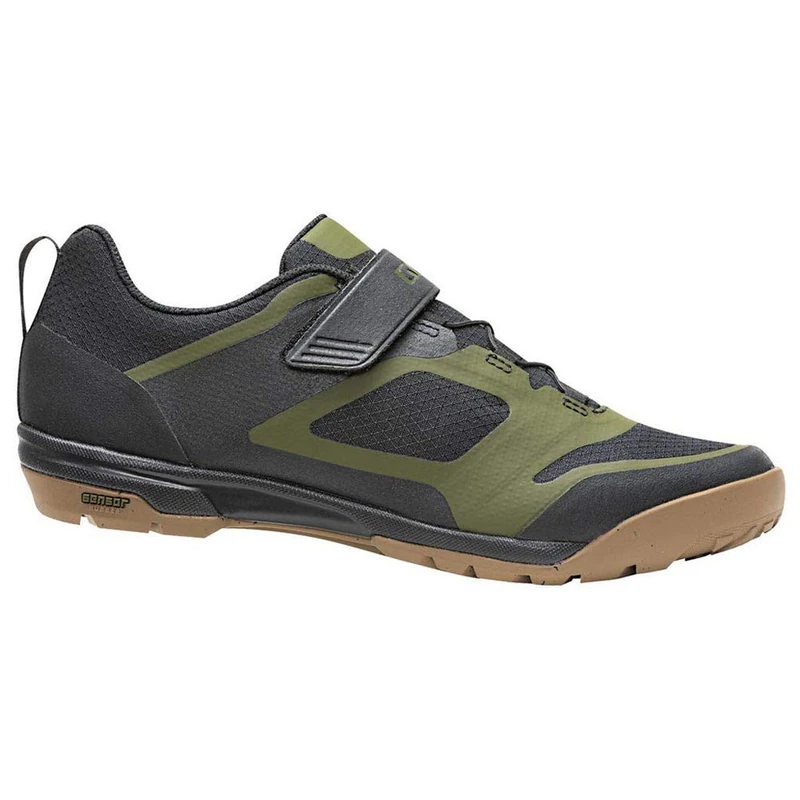 Giro Ventana Fastlace Cycling Shoe - Men's, Black/Olive, 7.5