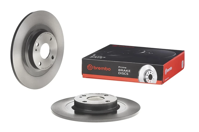 Brembo 08.D224.11 UV Coated solid Brake Rotor MAZDA OE# N25126251