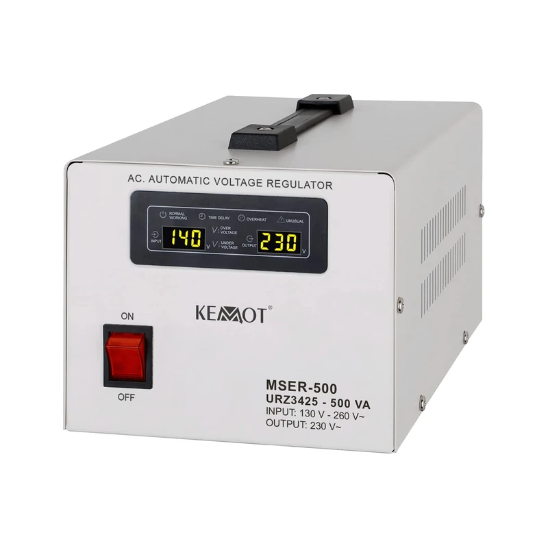 Kemot Mser-500 Automatic Voltage Regulator 500VA Servo Motor - Image 1