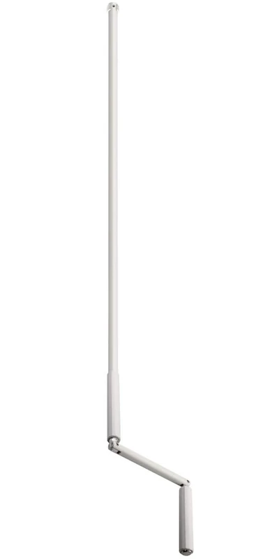 Schellenberg 11114 Crank Bar with Safety Clip 140 cm Pre-Assembled White