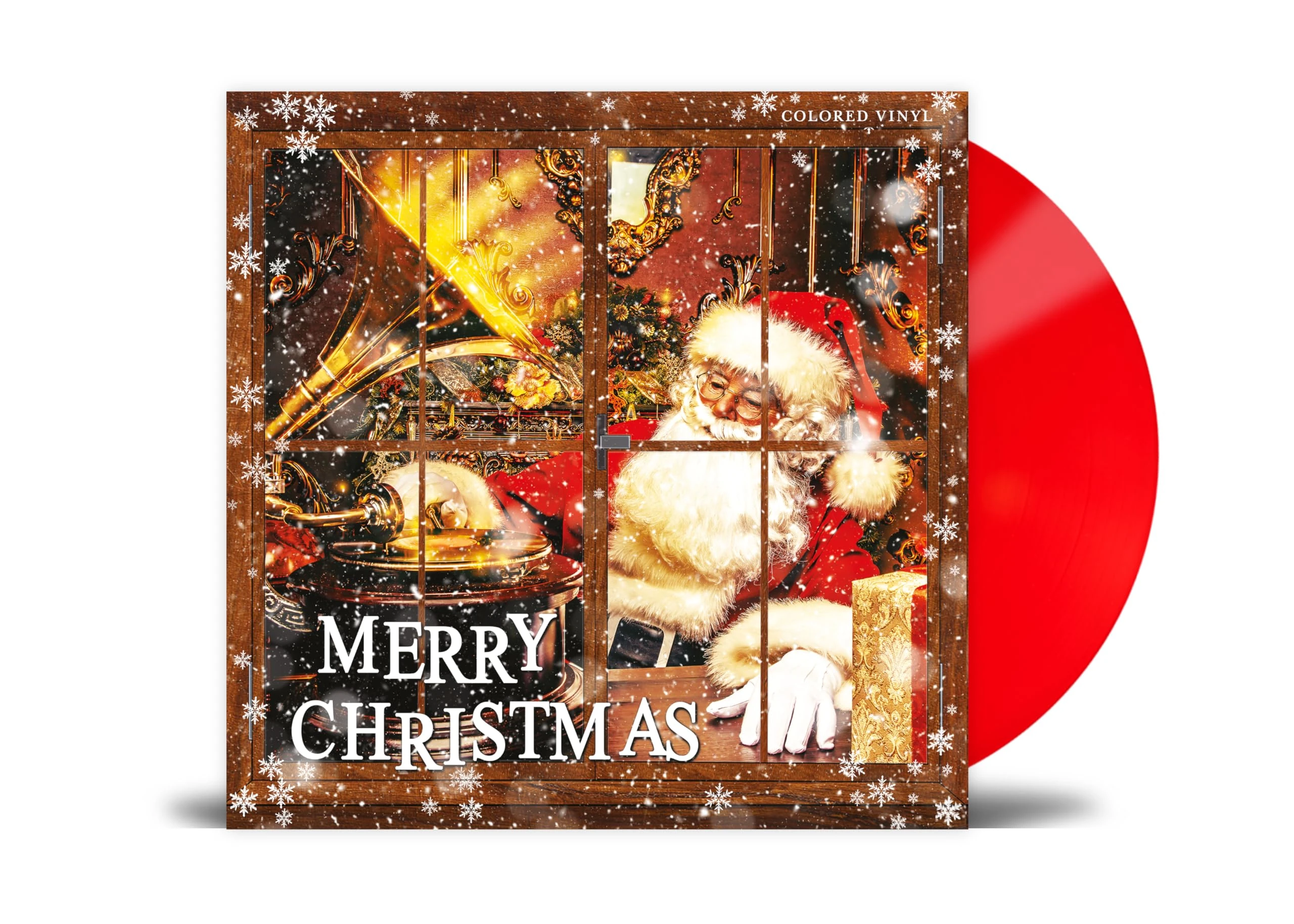 Merry Christmas Colored Vinyl - Red version (LP Remastered) Louis Armstrong, Mahalia Jackson, Frank Sinatra, Miles Davis Sextet [VINYL]