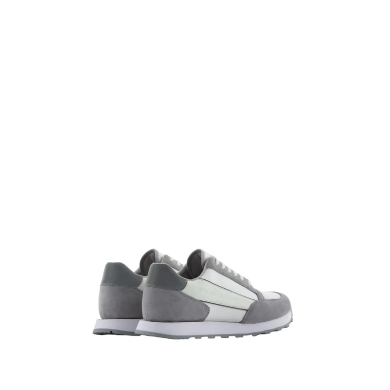Armani Exchange Mens Suede Bicolor Sneaker, A179, 5.5 UK