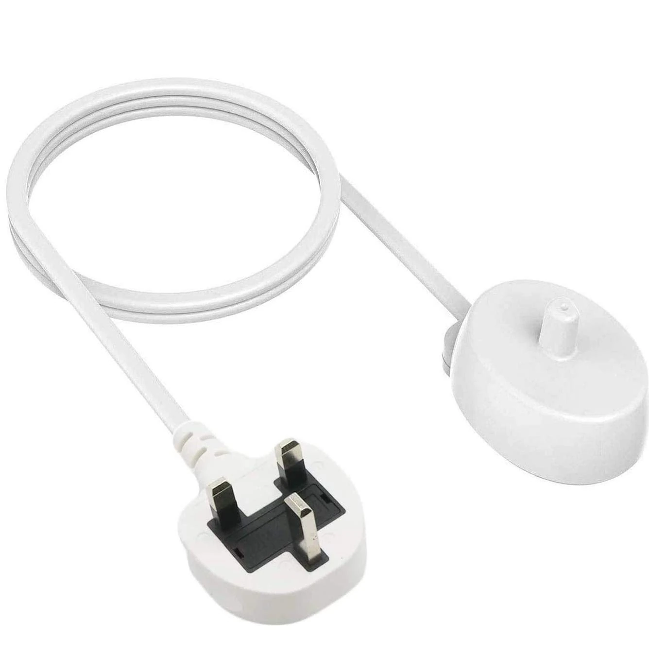 Electric Toothbrush Replacement Charger Base Compatible with Oral B iO3 iO4 iO5 iO6 PRO/DB Series Inductive Charging Base Portable Waterproof Power Cord Environmental ABS Model 3757 for Travel