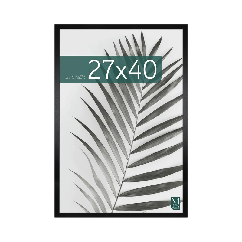 MCS Picture Frames, Black Woodgrain Frame