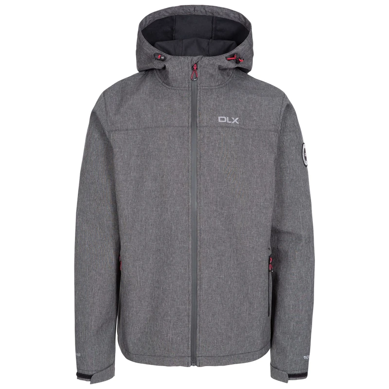 Trespass DLX Mens Softshell Jacket Water Resistant Windproof Outdoor Coat Gabe