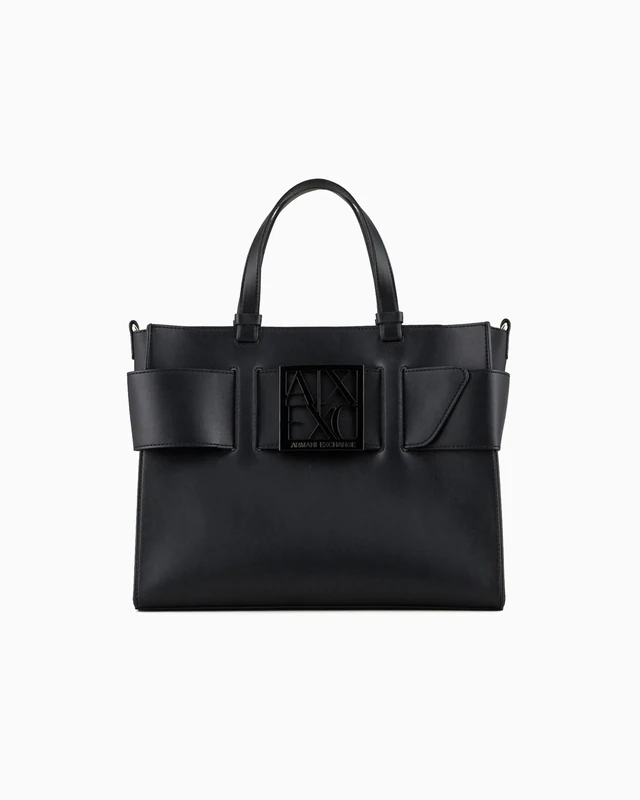 Armani Exchange Shoulder-handbags Women’s Tote, Black, TU