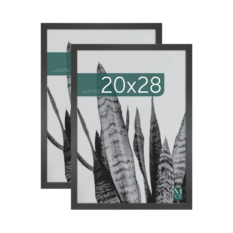 MCS Studio Gallery Frame, Black Woodgrain, 20 x 28 in, 2 pk