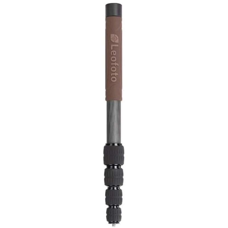 Leofoto - Monopod/Extension Pole - Both Ends Can be Used - One has ¼-inch thread for Ball Head, Other has ¼-inch Screw Hole for Mini-Tripod - GO-125