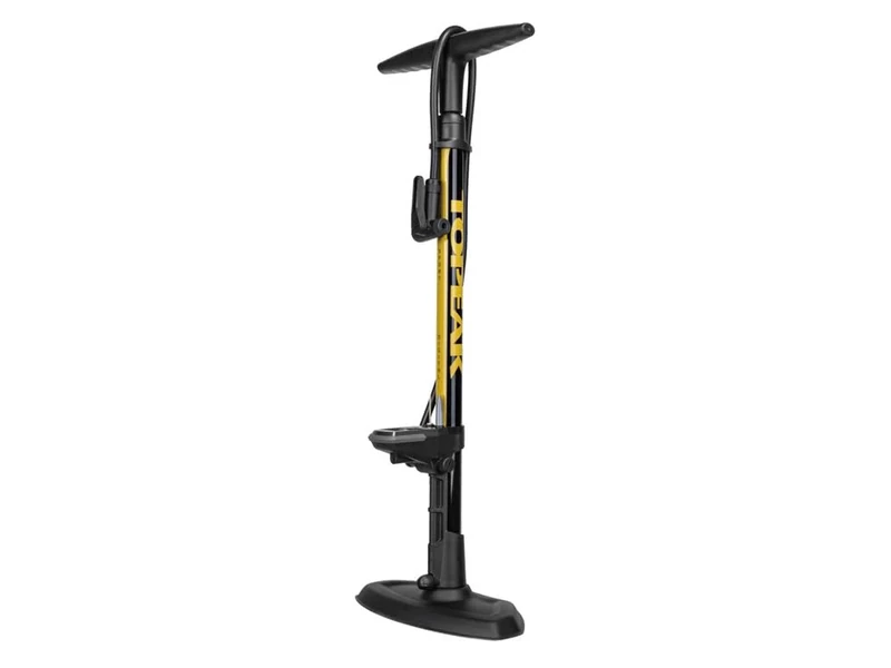 Topeak Joe Blow Sport Floor Pump with Digital Gauge, Yellow