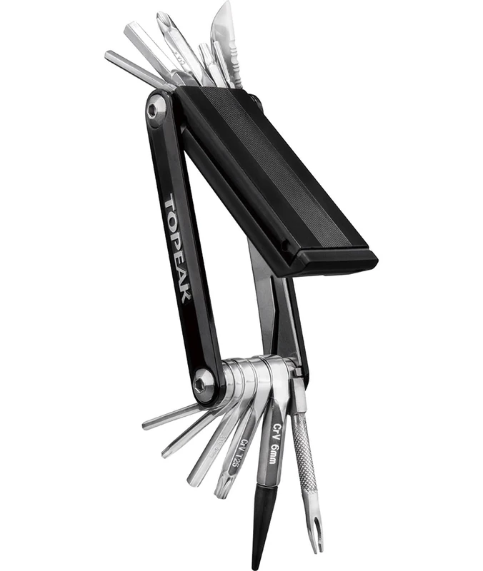 Topeak Tubi 18 Multi Tool with Integrated Tubeless Tyre Functions, Black