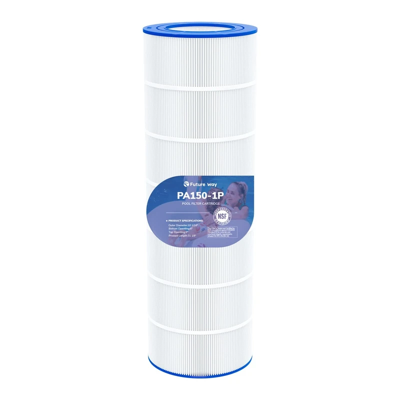 Future Way CC150 Pool Filter Cartridge Replacement for Pentair Clean & Clear 150, Replace Pleatco PAP150, Pentair R173216, Unicel C-9415, 150 sq.ft