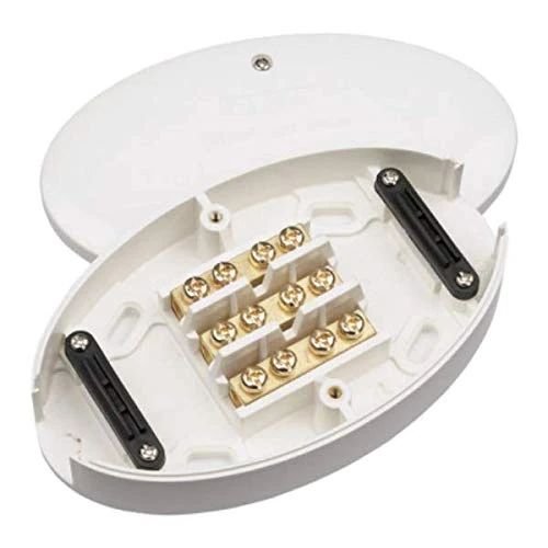 Click WA220 Heavy Duty Junction Box 3 Terminal - 60 Amp (White) - Image 1