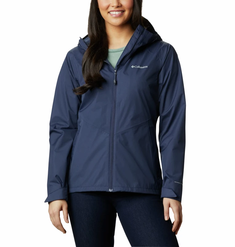 Columbia Women's Inner Limits Jacket, Waterproof Rain Jacket, Nocturnal, Size L