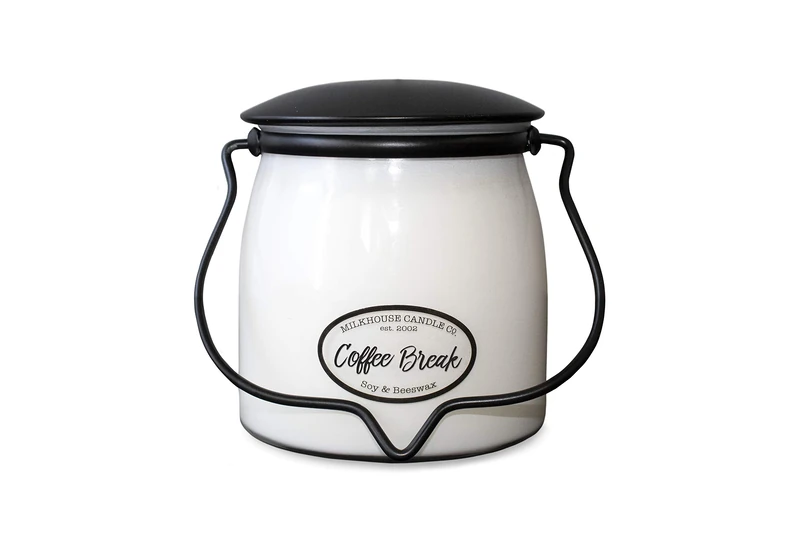 Milkhouse Candle Company Candle, Coffee Break, 16 Ounces