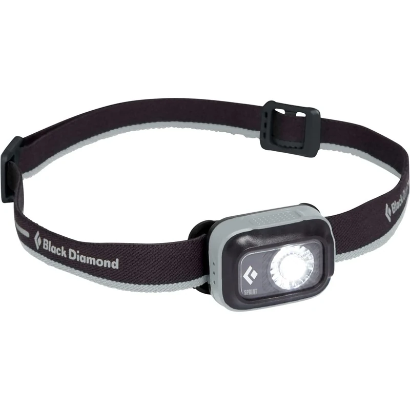 Black Diamond SPRINT 225 HEADLAMP, rechargeable and weatherproof running head torch, Aluminum, 225 Lumen
