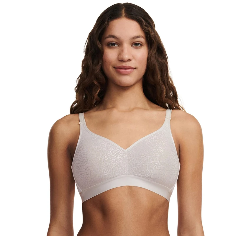 Chantelle Women's, C MAGNIFIQUE, Wirefree Support Bra, Women's invisible lingerie, Ivory, 36C