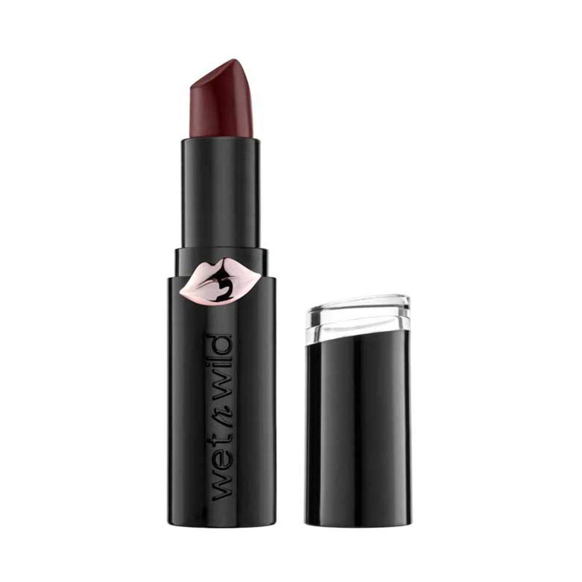 Wet n Wild, Megalast Lipstick, Long-lasting Matte Lipstick with Daily Moisture, Extra-smooth Formula with Microspheres, Natural Marine Plant Extracts, Coenzyme Q10 and Vitamins A & E, Cherry Bomb