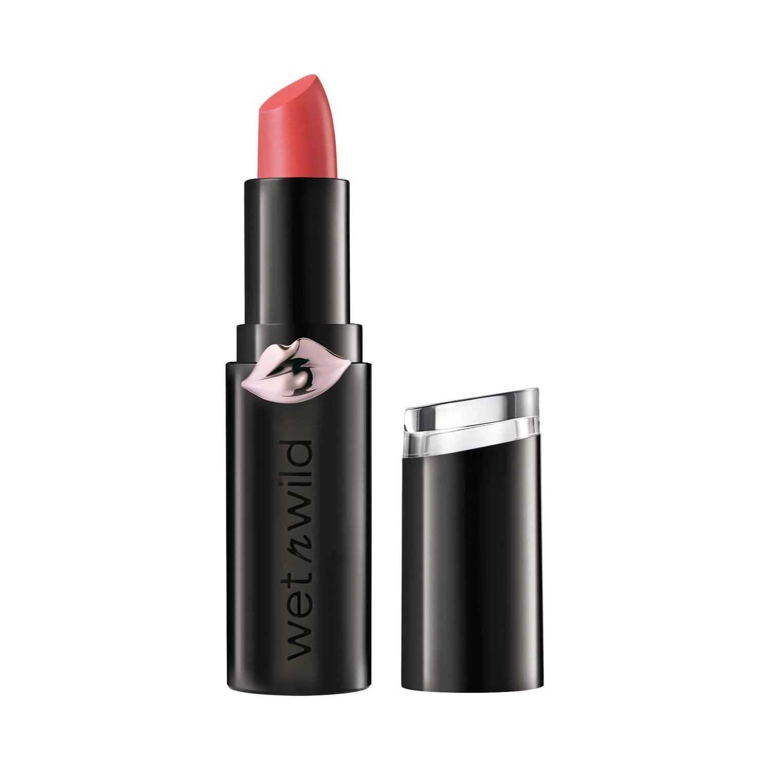 Wet n Wild, Megalast Lipstick, Long-lasting Matte Lipstick with Daily Moisture, Extra-smooth Formula with Microspheres, Natural Marine Plant Extracts, Coenzyme Q10 and Vitamins A & E, Into the Flesh