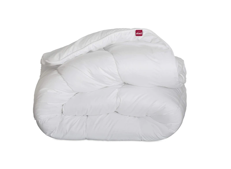Abeil Duvet Zip & Wash Temperate 240 x 260 cm, Made in France, White