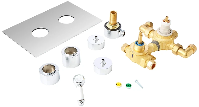 Bristan Renaissance Recessed Shower Valve with Diverter, Chrome Plated (RS2 SHCDIV C)