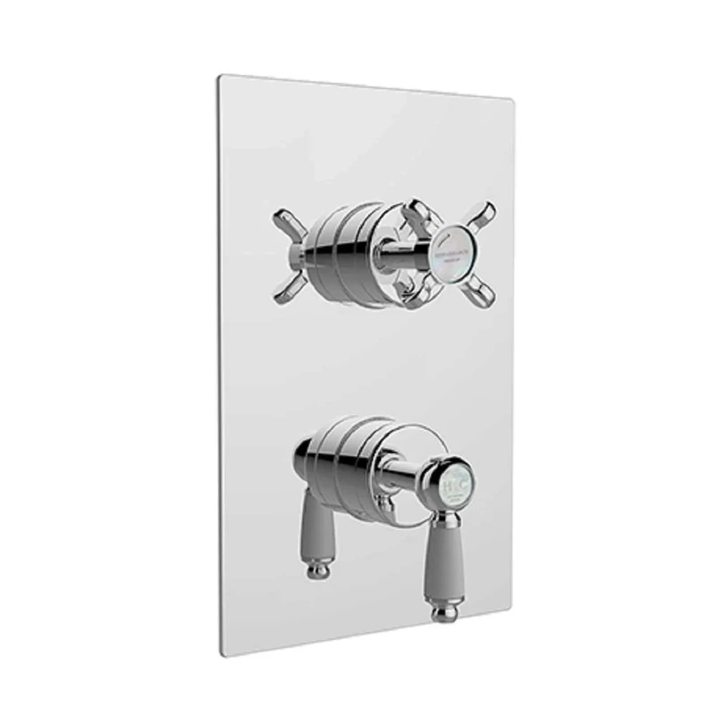 Bristan Renaissance Recessed Shower Valve, Chrome Plated (RS2 SHCVO C)