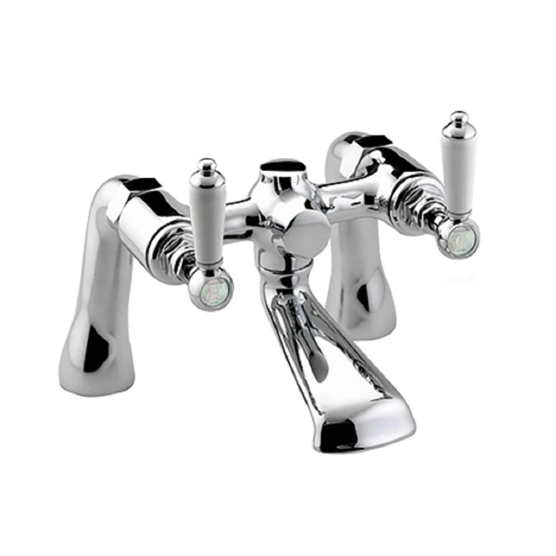 Bristan Renaissance Bath Filler Bathroom Taps, Chrome Plated (RS2 BF C)