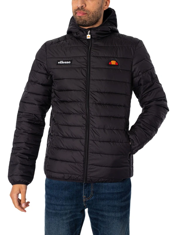 Ellesse Men's Lombardy Padded Jacket, Anthracite, 3XL