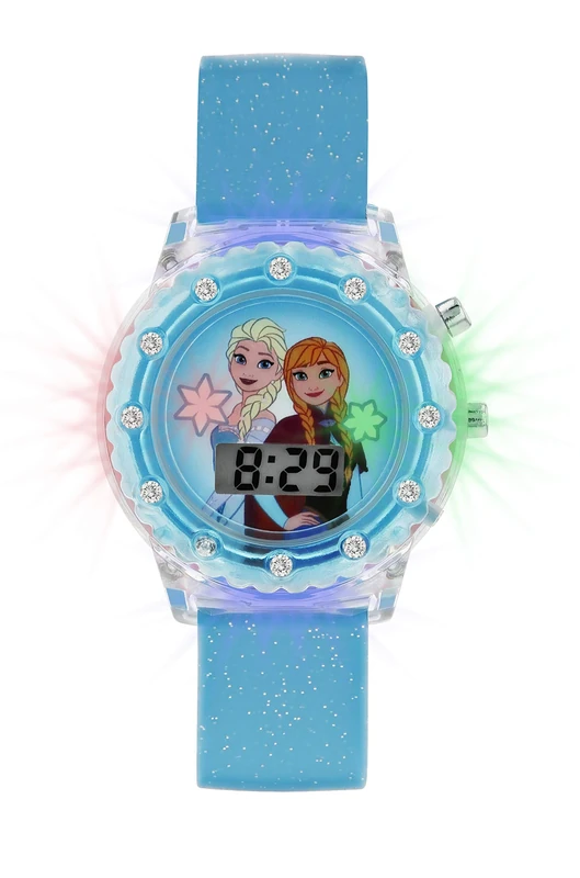 Disney Disney Frozen Girl's Digital Quartz Watch with Rubber Strap FZN4087ARGSET, Multicoloured
