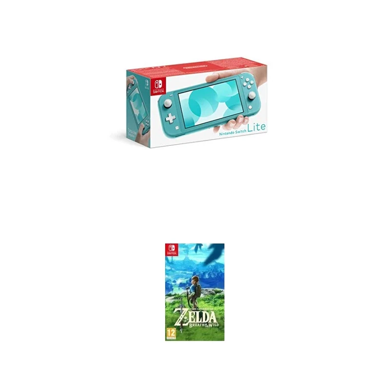 Nintendo Switch Lite - Turquoise & Zelda Breath of the Wild