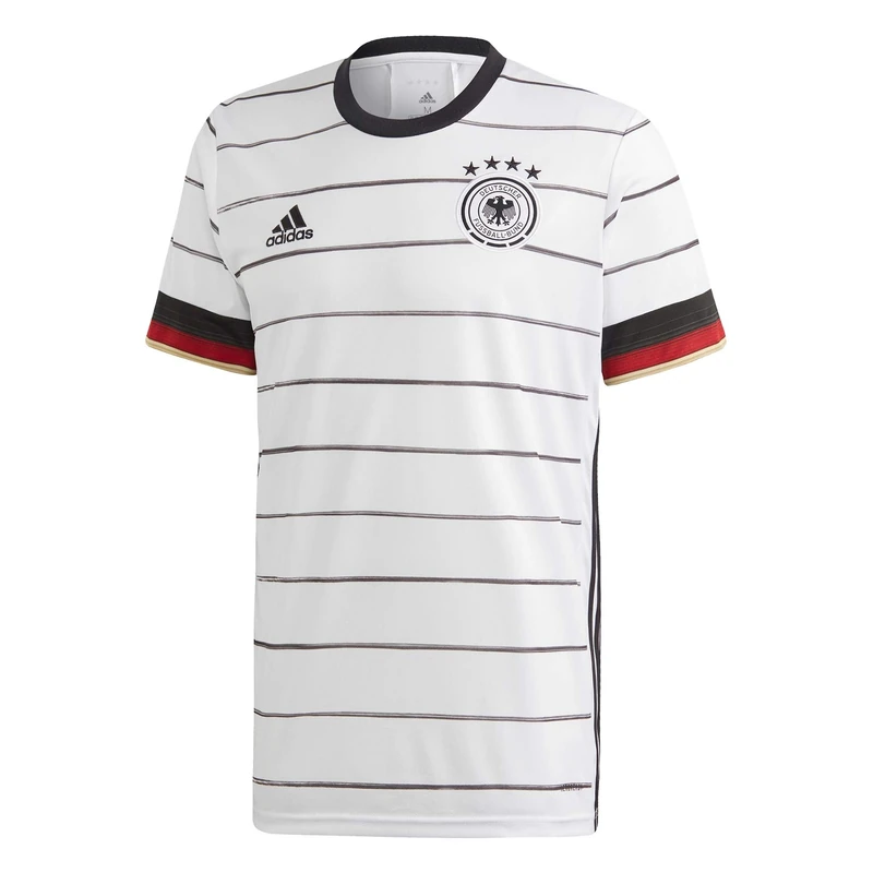adidas DFB H Jsy T-Shirt - White/Black, XX-Large - Image 1