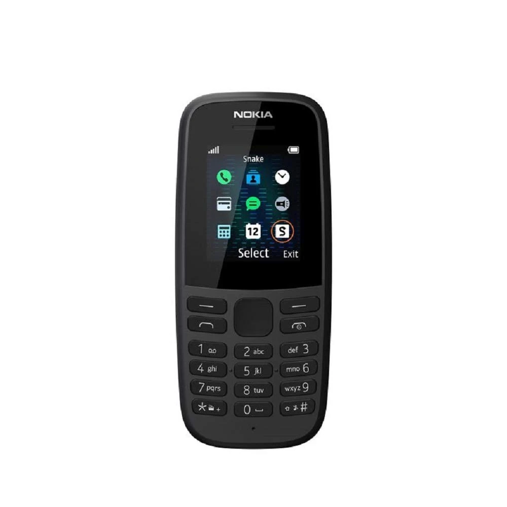 Nokia 105 (4th Edition) all carriers 1.77 Inch UK SIM Free Feature Phone (Single SIM) – Black