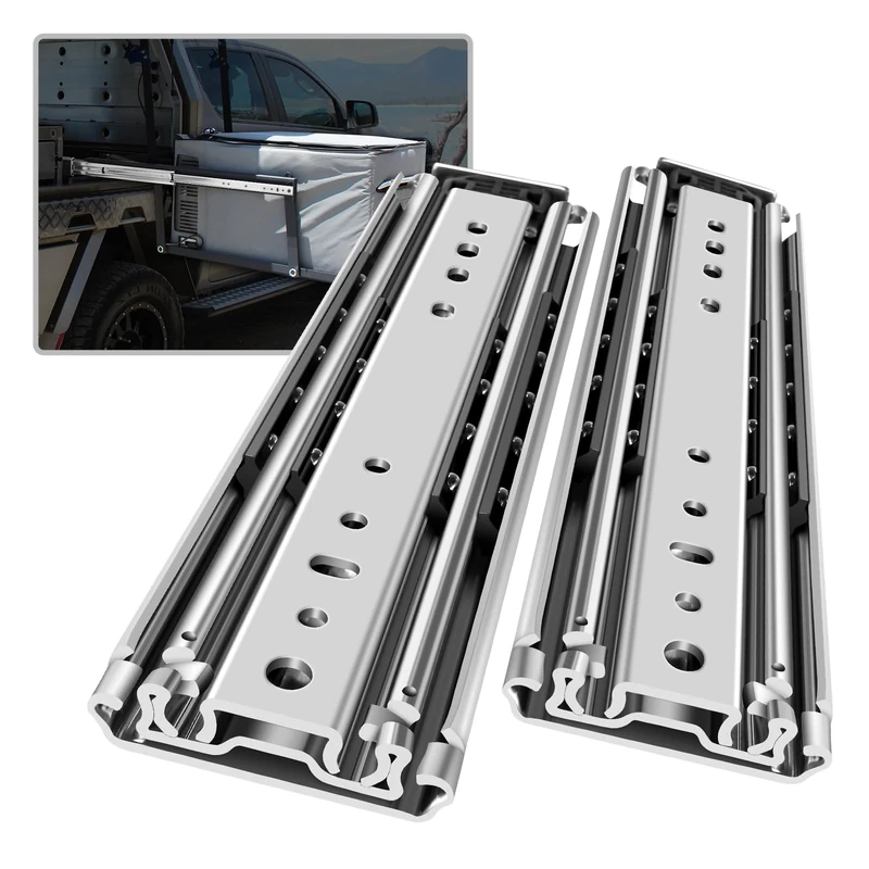 AOLISHENG Drawer Slides 190kg, Full Extension 36in Side Mount Pair