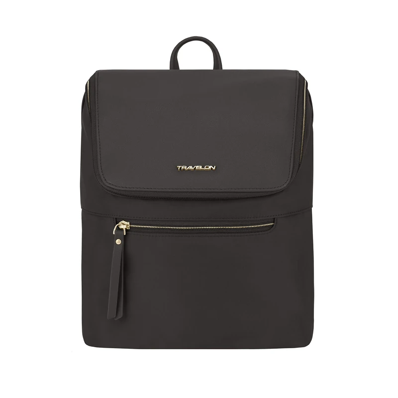 Travelon Addison-Anti-Theft Backpack, Black, One Size, Addison - Anti-theft Backpack