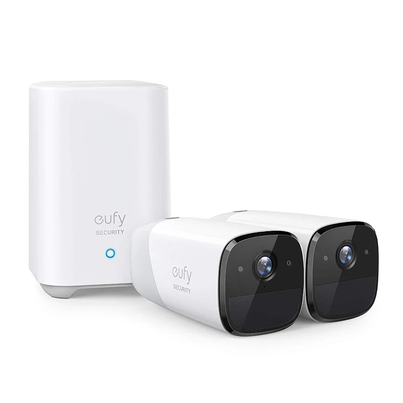 eufy Security eufyCam 2 Wireless Home Security Camera System,365-Day Battery Life, HD 1080p, IP67 Weatherproof, Night Vision, Compatible with Amazon Alexa, 2-Cam Kit,No Monthly Fee